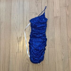 Lucy in the Sky Blue Sequin Mini Dress